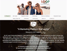 Tablet Screenshot of loopmagazine.net